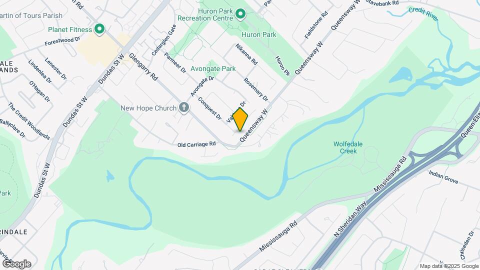 1034 Fredonia Dr Map and Location Details