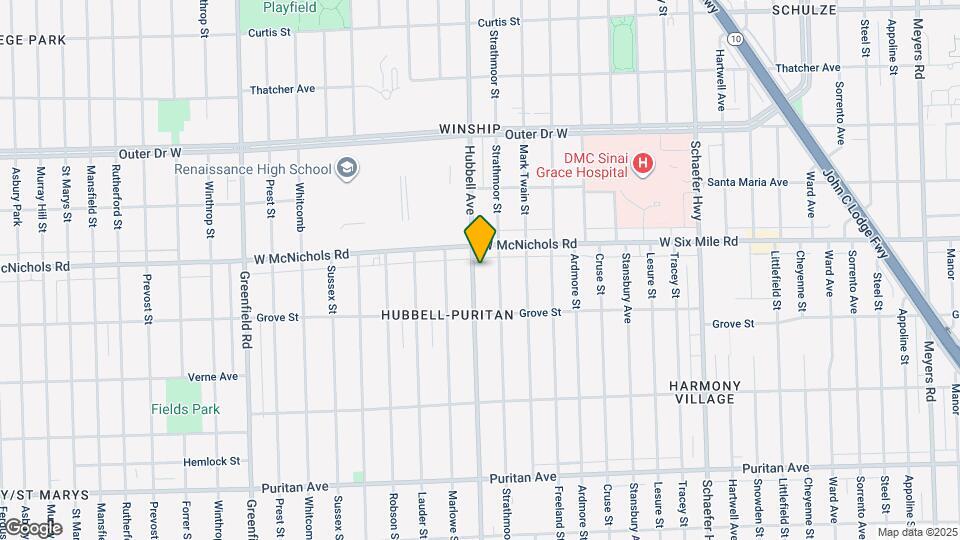 16894 Hubbell Ave Mapa y Detalles de la Ubicación