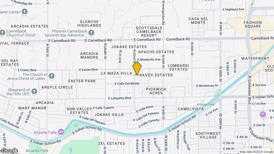 4219 N 62nd St Map and Location Details