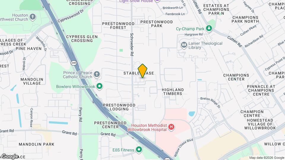 13511 Villa Arbor Dr Map and Location Details