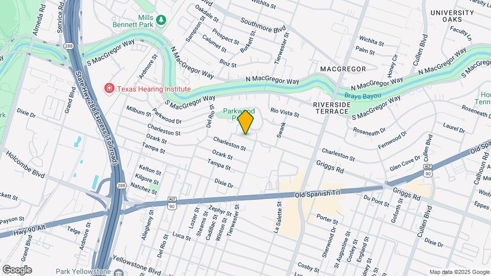 3632 Griggs Rd Map and Location Details