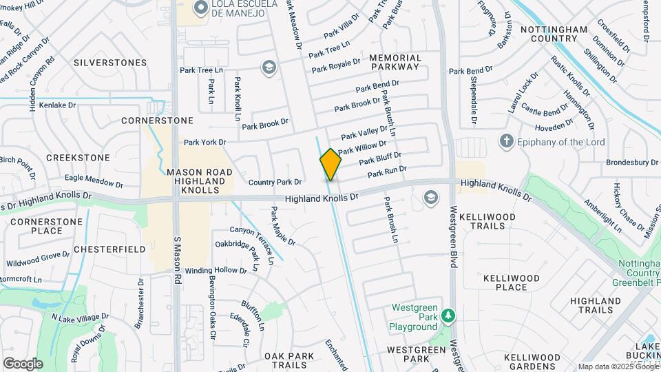 1538 Park Meadow Dr Map and Location Details