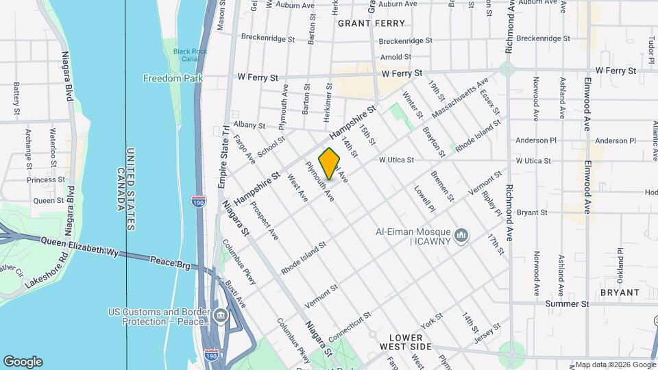 489 Plymouth Ave, Unit #2 Map and Location Details