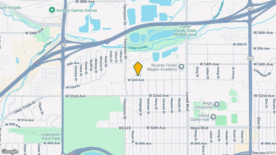 5307 N Raleigh St Map and Location Details