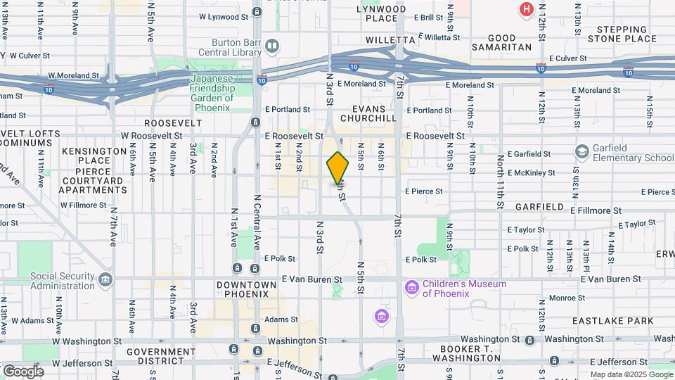 700 N 4th St Map and Location Details