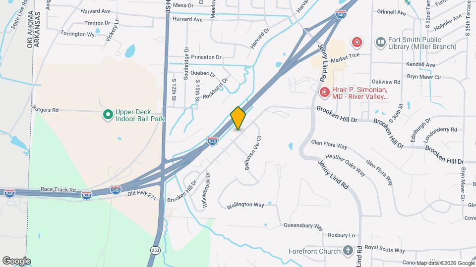 1709 Brooken Hill Dr Mapa y Detalles de la Ubicación