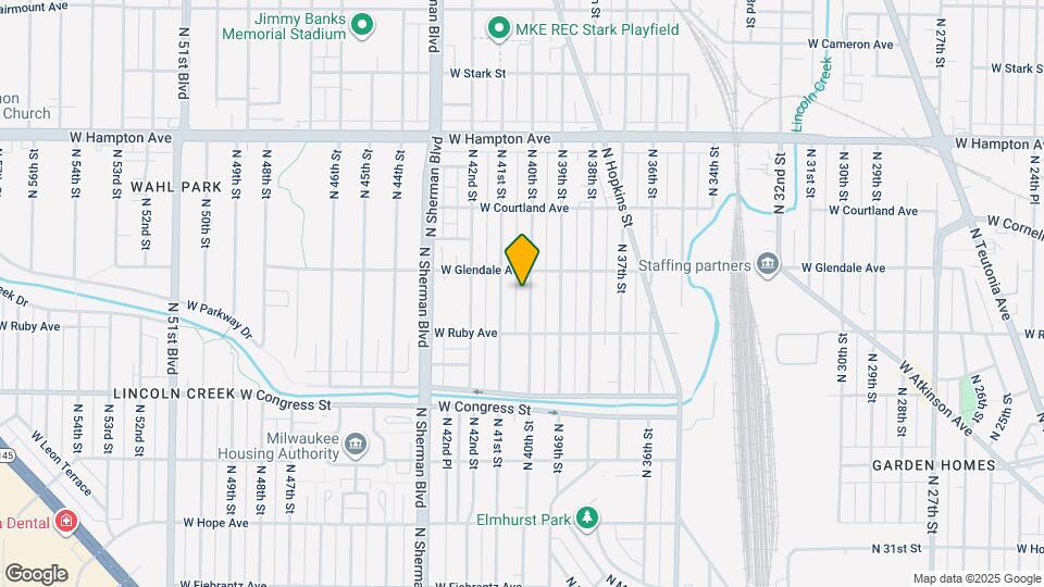 4551 N 40th St Map and Location Details