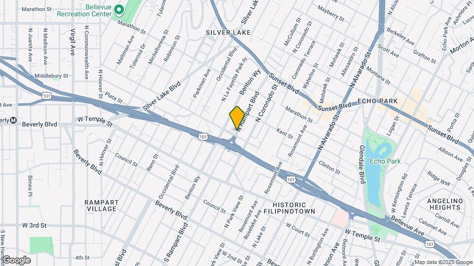 614 N Rampart Blvd, Unit 1 Map and Location Details