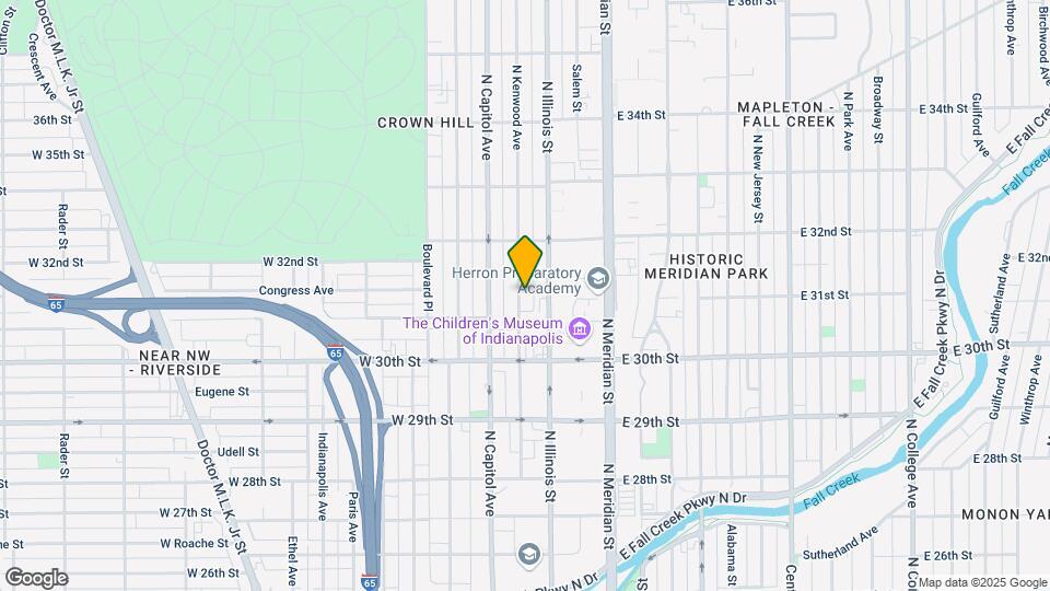 3127 N Kenwood Ave Map and Location Details