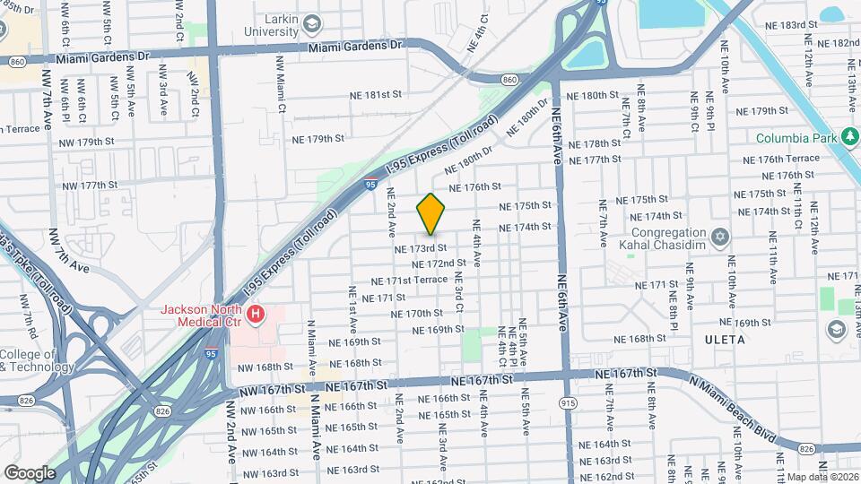 275 NE 173rd St Map and Location Details