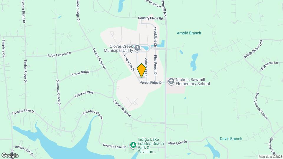 28826 Forest Hill Dr Map and Location Details