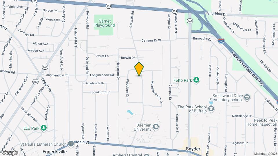 280 Getzville Rd Map and Location Details