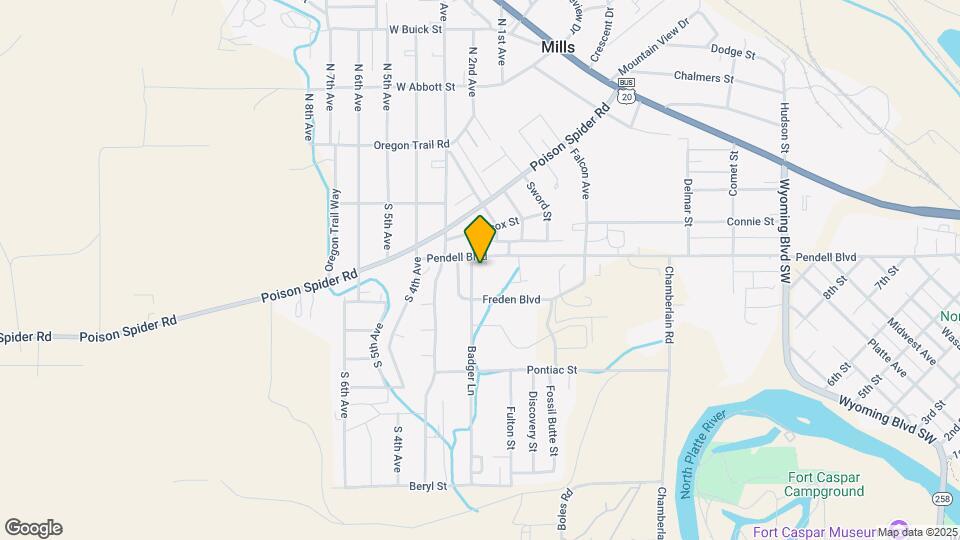 447 Badger Ln Map and Location Details