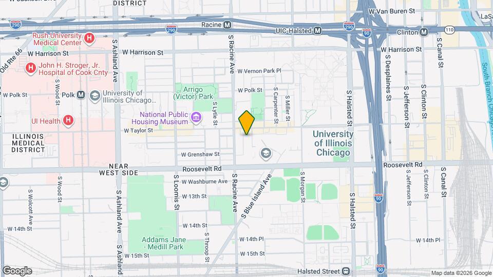 1018 S May St Map and Location Details