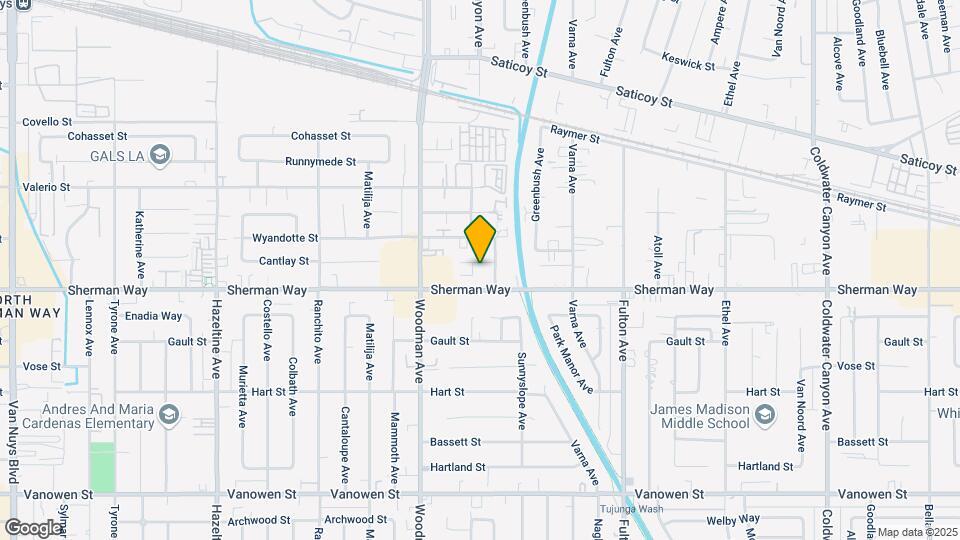 13554 Cantlay St Map and Location Details