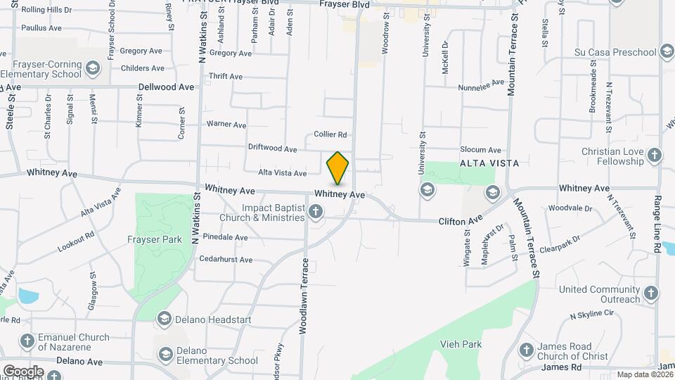 2048 Whitney Ave Map and Location Details