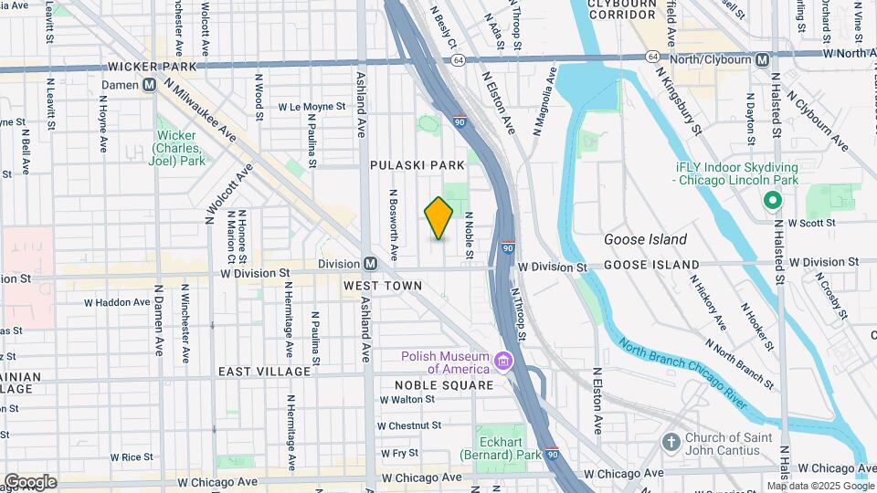 1224 N Cleaver St, Unit 1r Mapa y Detalles de la Ubicación