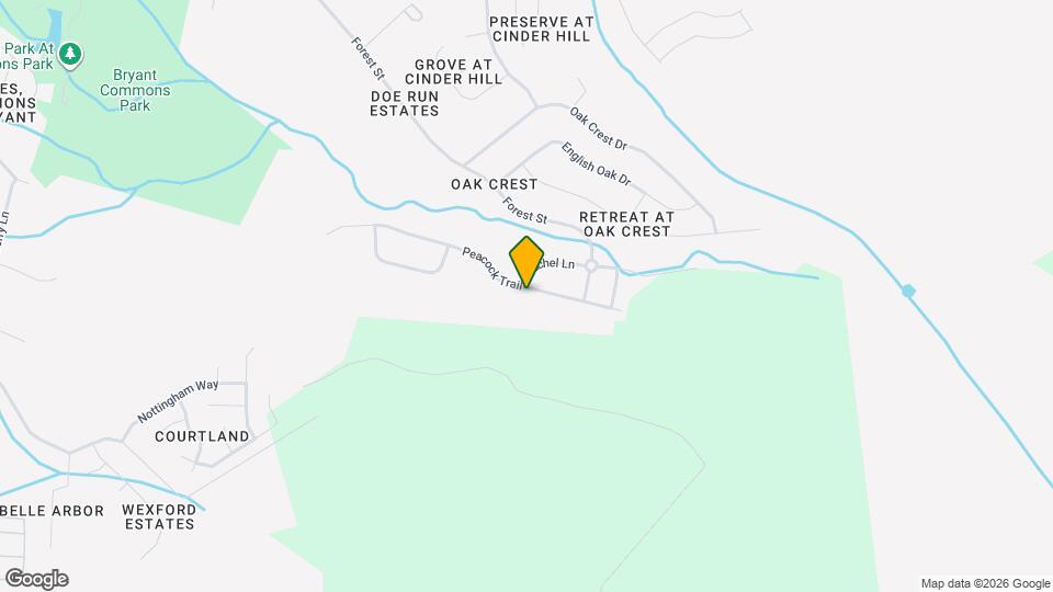 1235 Peacock Trail Map and Location Details