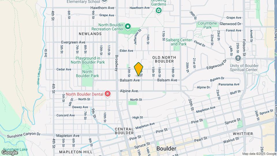 1331 Balsam Ave Map and Location Details