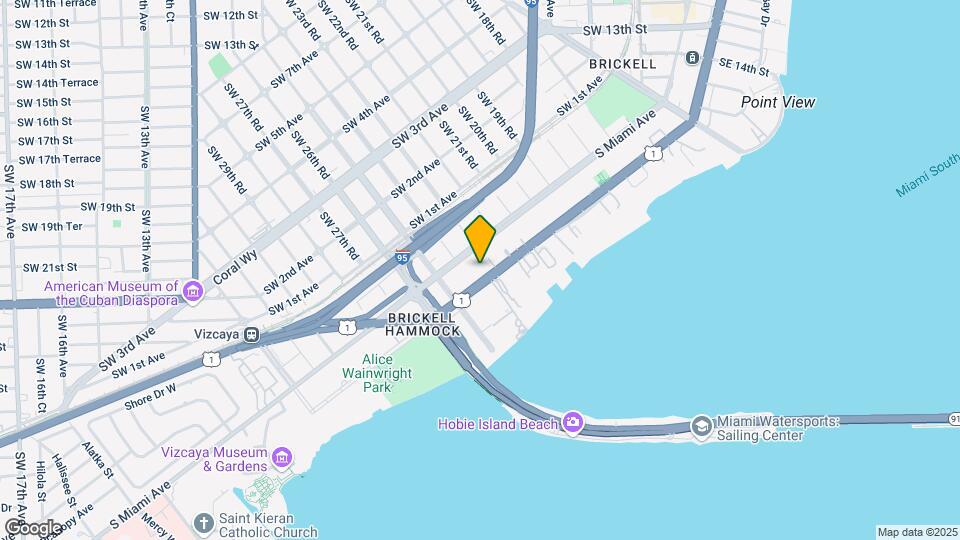 2420 Brickell Ave Map and Location Details