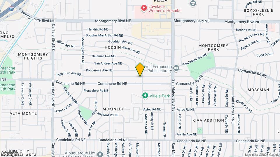 4712 Palo Duro Ave NE Map and Location Details