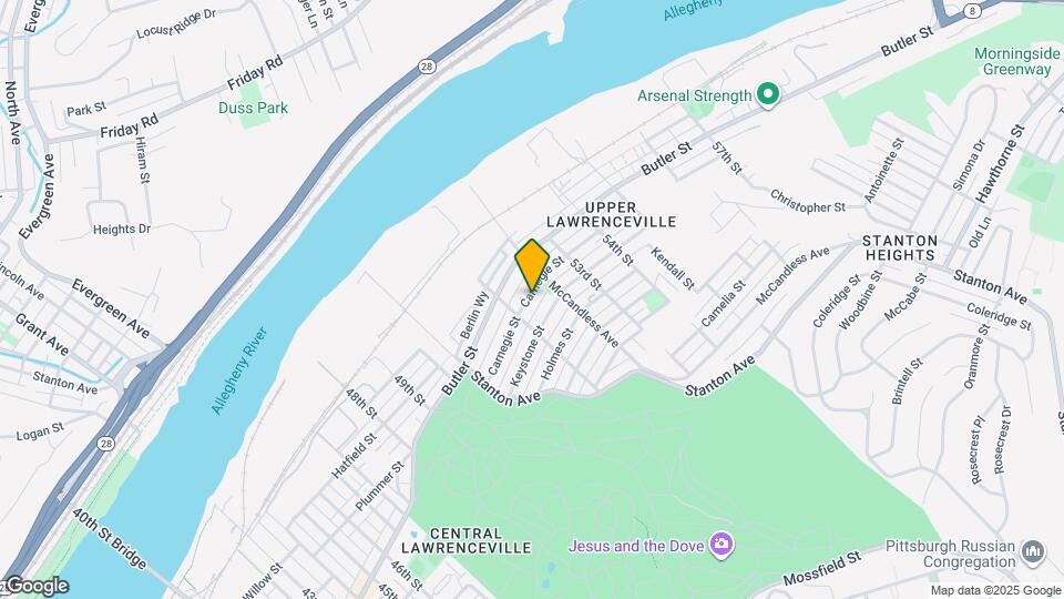 5216 Carnegie St Map and Location Details