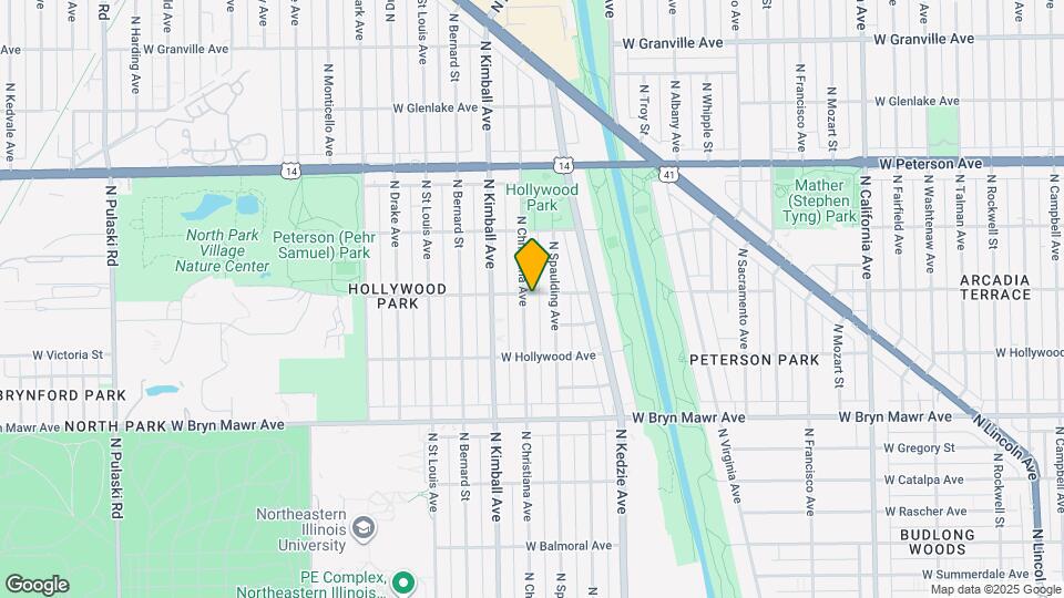 5755 N Christiana Ave, Unit Unit 1 Map and Location Details