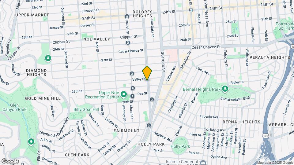 1596 Dolores St Map and Location Details