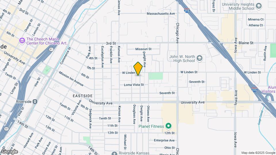 3533-3543 Dwight Ave Map and Location Details
