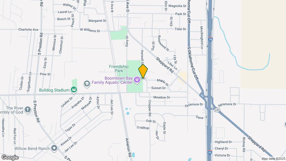 703 Pecan St Map and Location Details