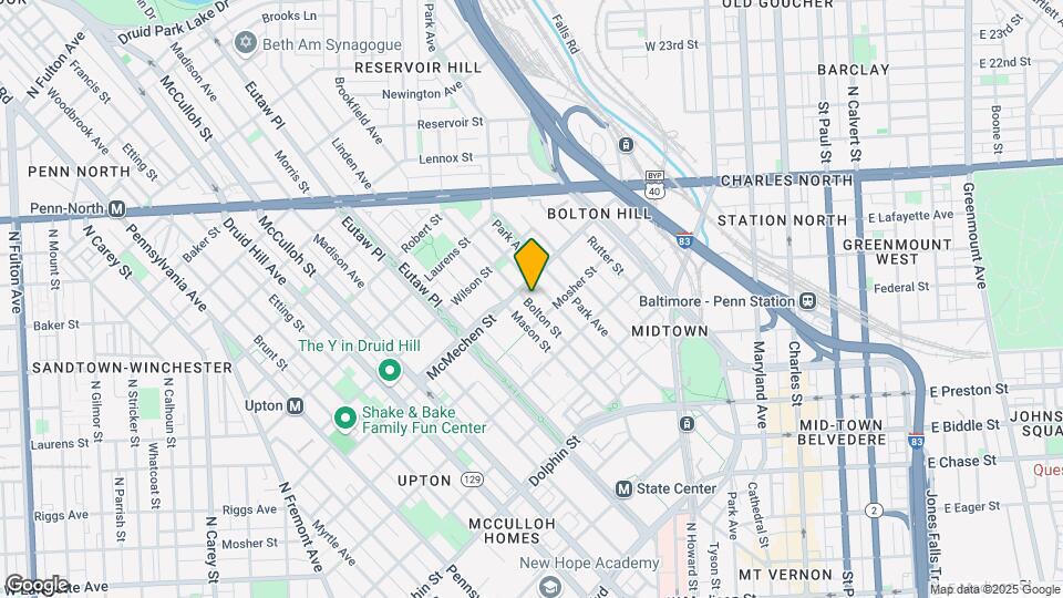 1519 Bolton St Mapa y Detalles de la Ubicación