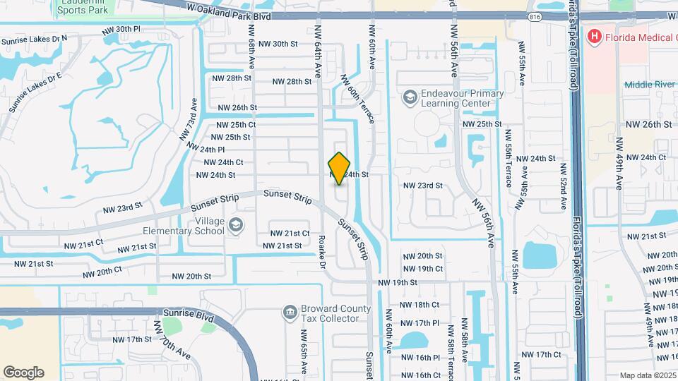 2350 NW 63rd Terrace Map and Location Details