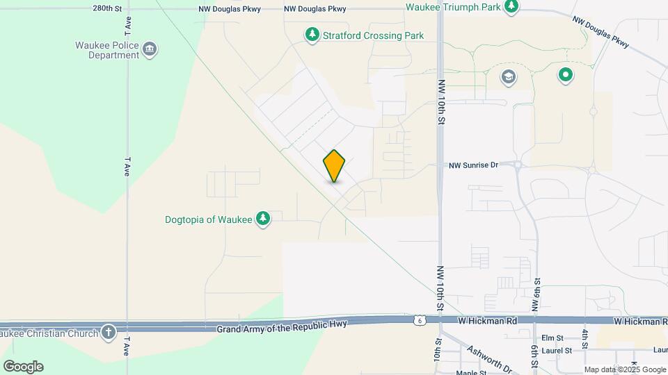 217 NW Georgetown Dr Map and Location Details