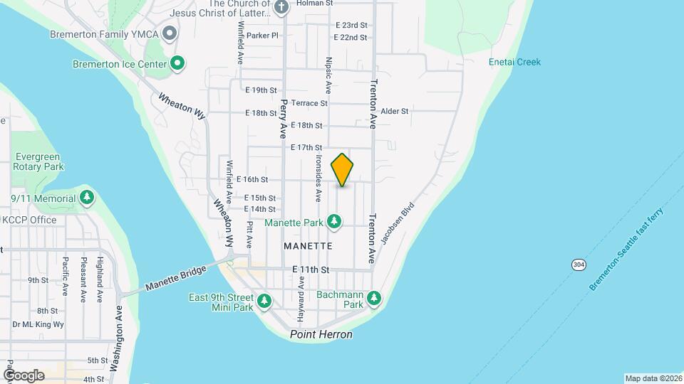 1336 Nipsic Ave Map and Location Details