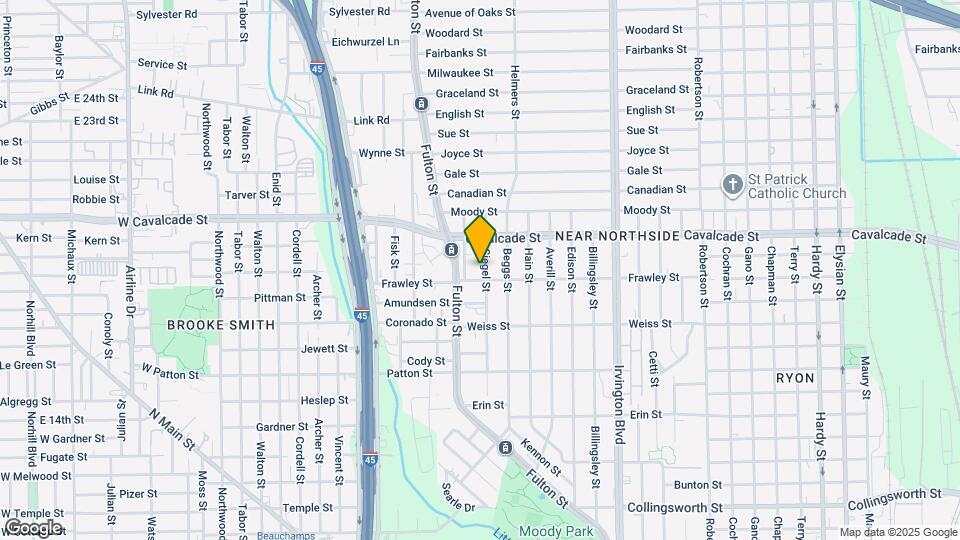 4605 Siegel St Map and Location Details