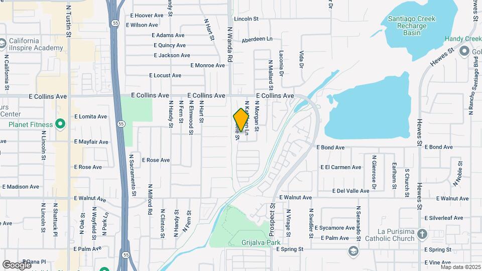 747 N Adele St Map and Location Details