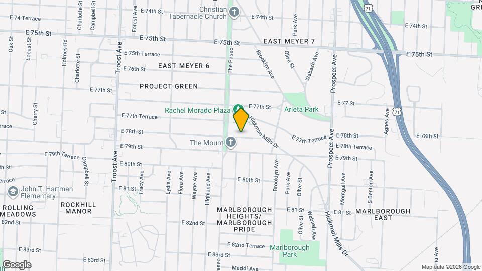 1830 E 78th St Map and Location Details