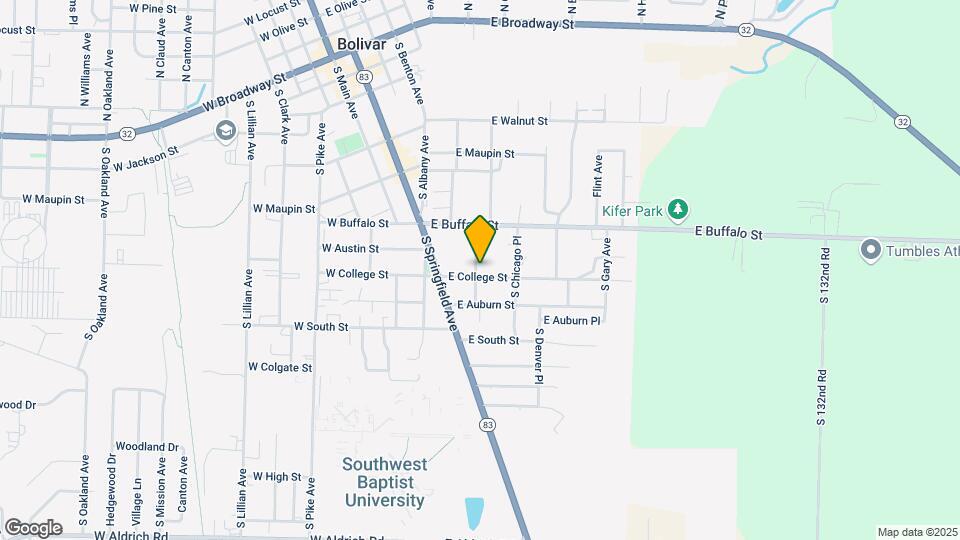 723 E College St Map and Location Details