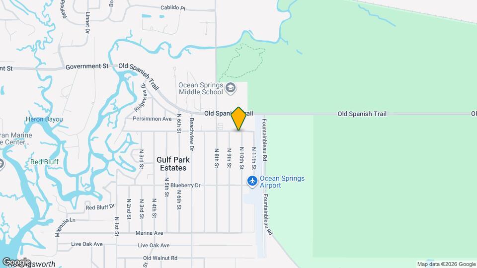 8709 Palmetto Dr Map and Location Details