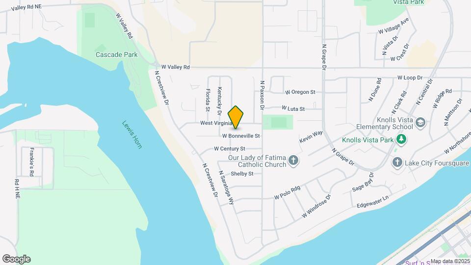 1330 W Bonneville St Map and Location Details