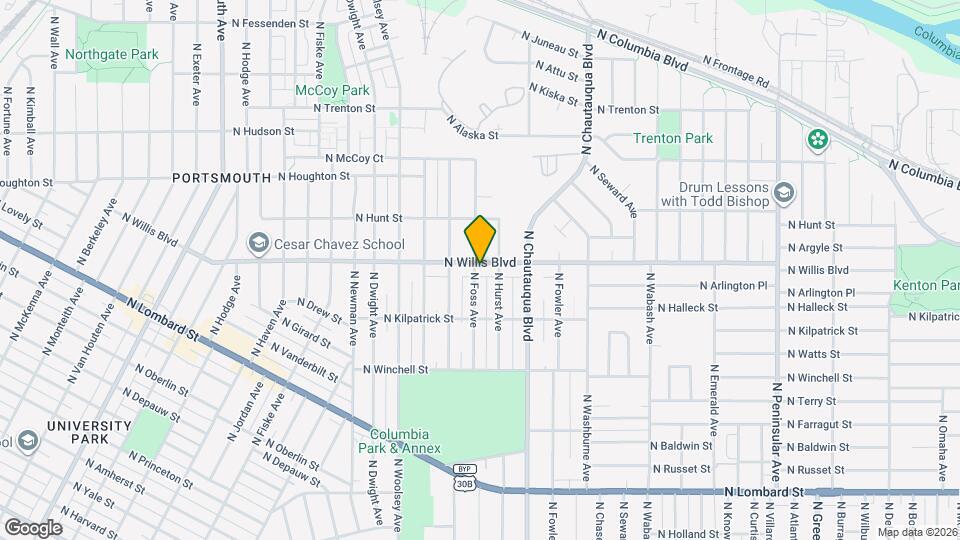 4130 N Willis Blvd Map and Location Details