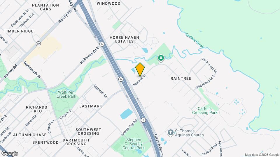 2301 Raintree Dr Map and Location Details