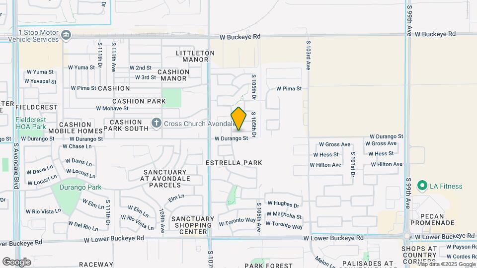10535 W Chickasaw St Map and Location Details