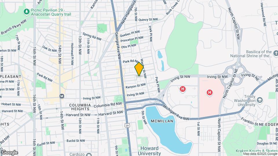 526 Lamont St NW Mapa y Detalles de la Ubicación