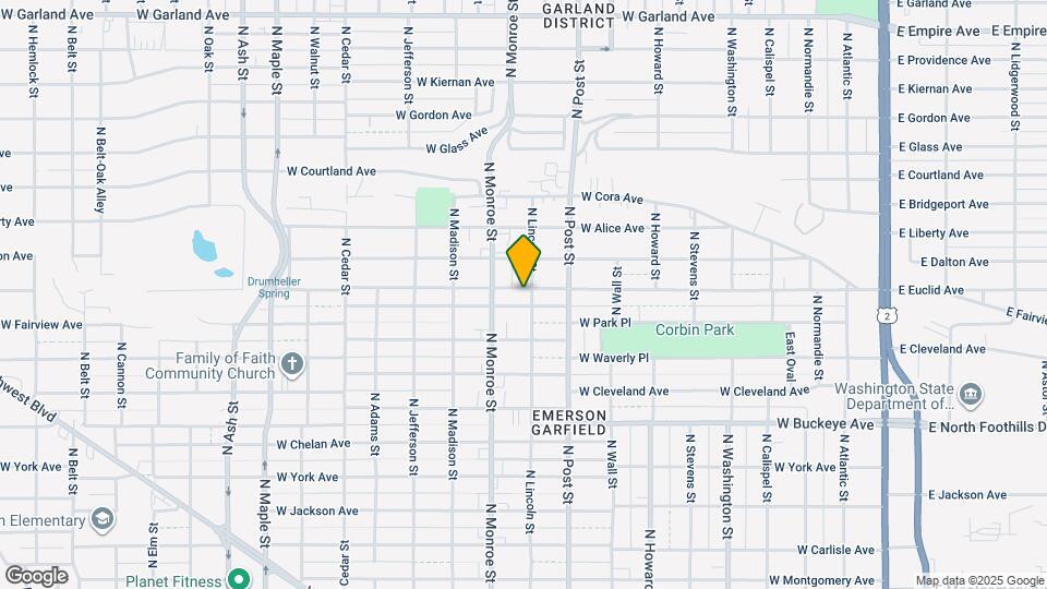 900 W Frederick Ave Mapa y Detalles de la Ubicación