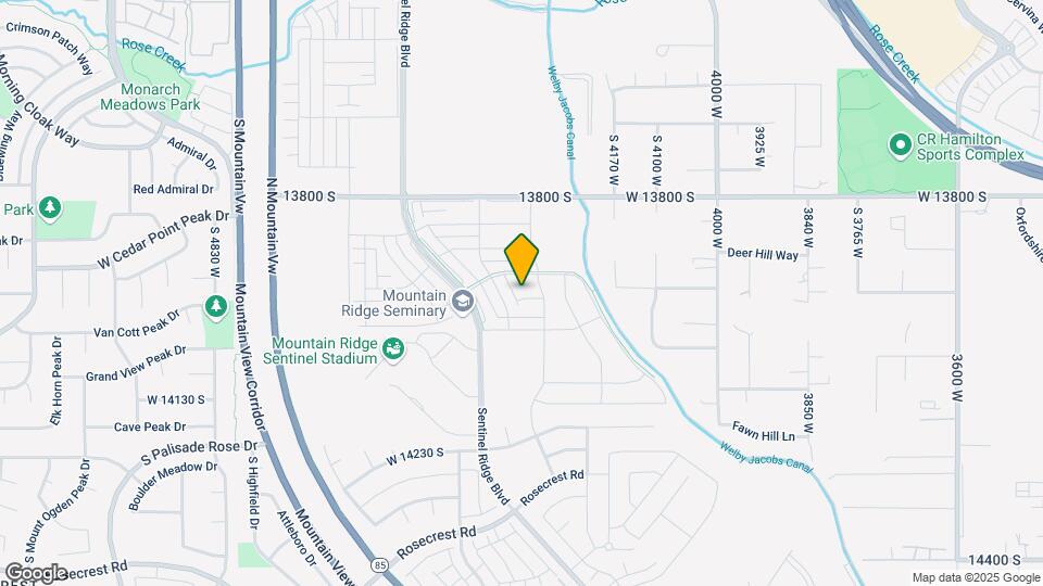 13967 Silver Peak Ln Map and Location Details