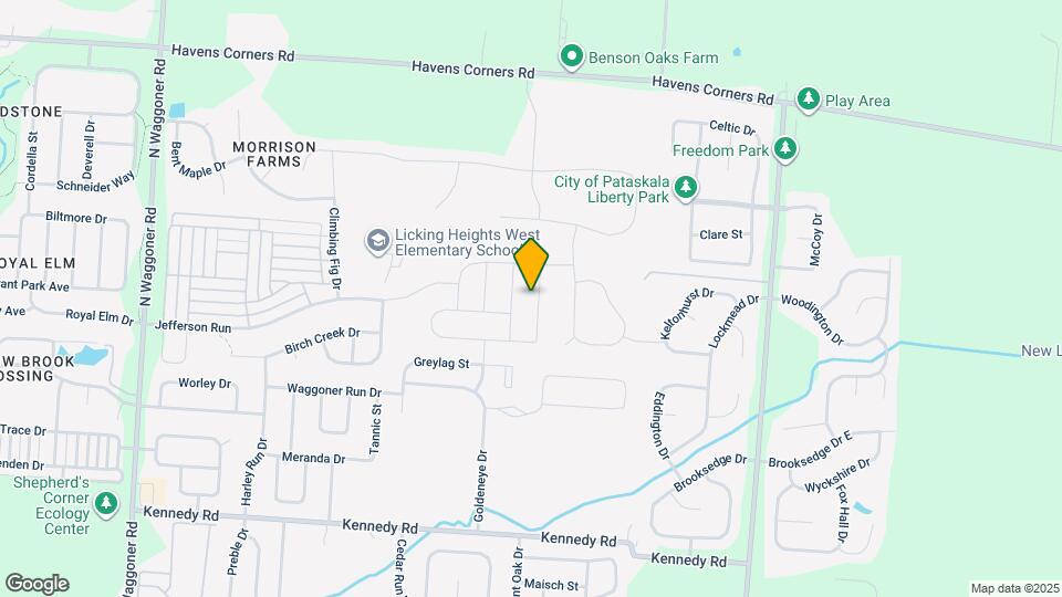8842 Conestoga Valley Dr Map and Location Details