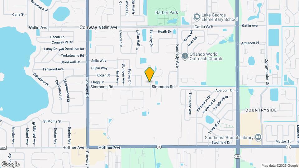4598 Conway Landing Dr Map and Location Details
