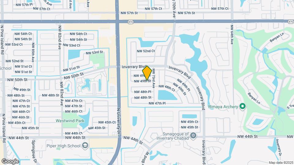 7358 NW 49th St Map and Location Details