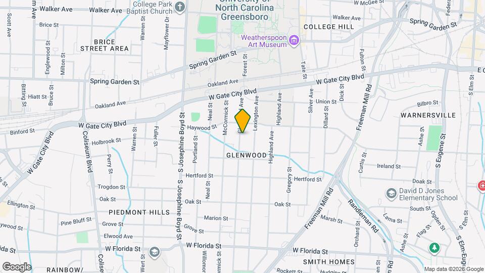 913 Glenwood Ave Map and Location Details